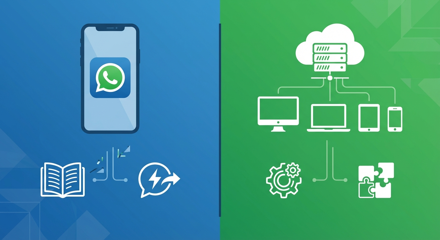 WhatsApp Business API vs App - Comparativa
